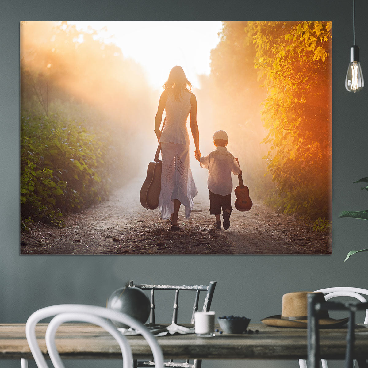 Forest musicians Canvas Print or Poster - 1x - 3