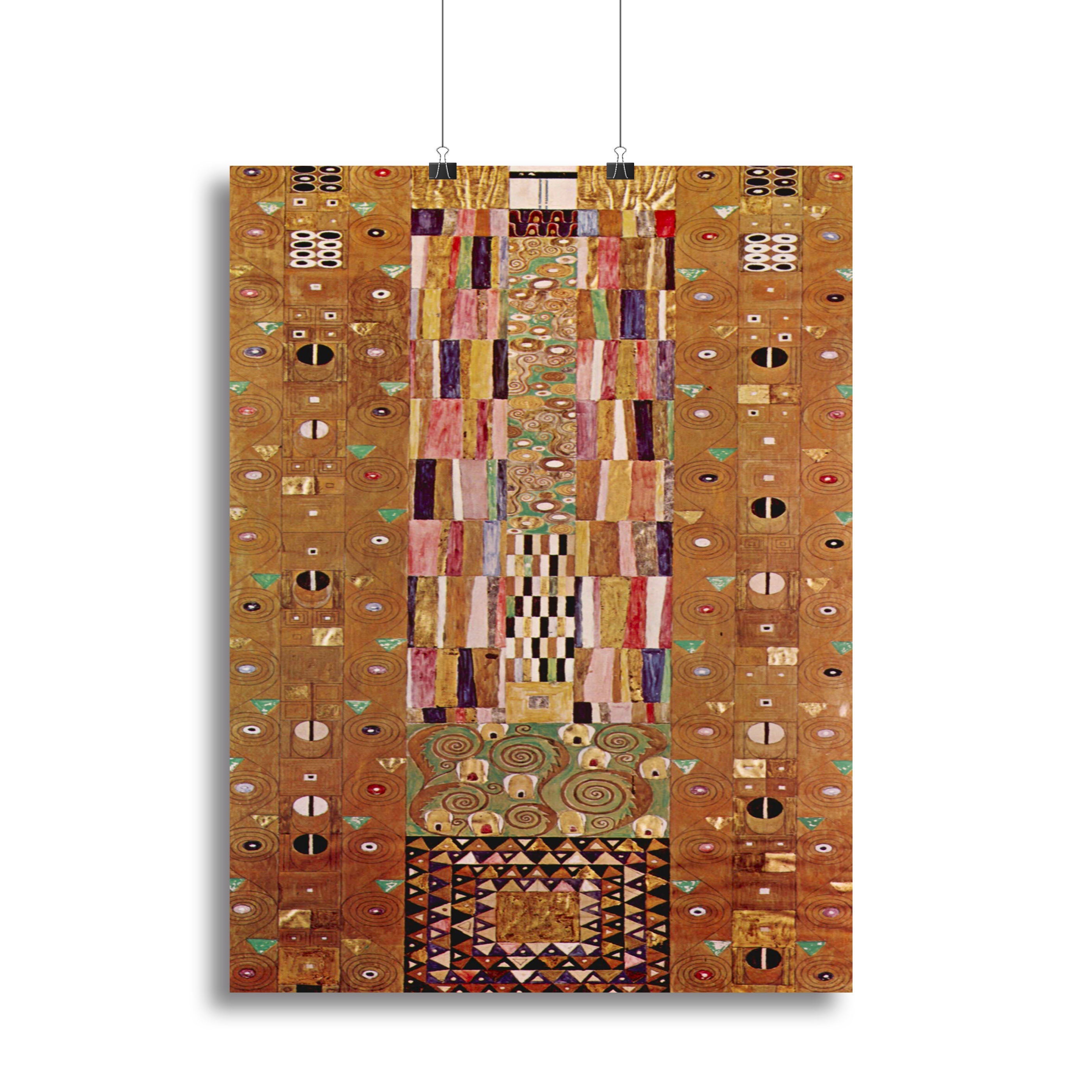 Frieze by Klimt Poster - Unframed