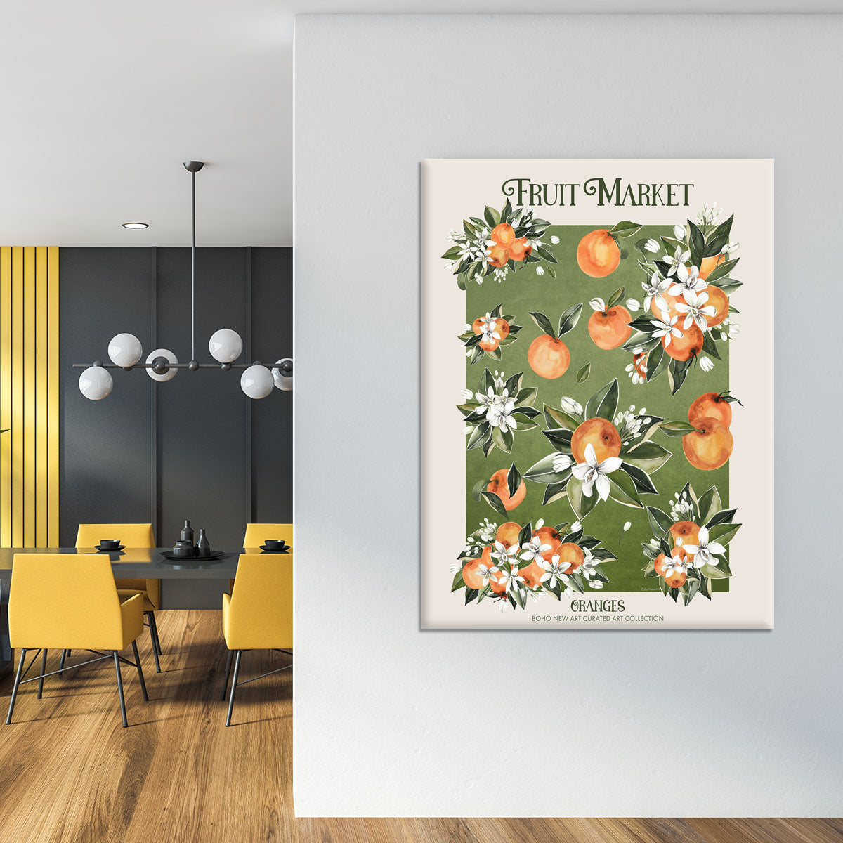 Fruit Market Oranges Canvas Print or Poster - Canvas Art Rocks - 4