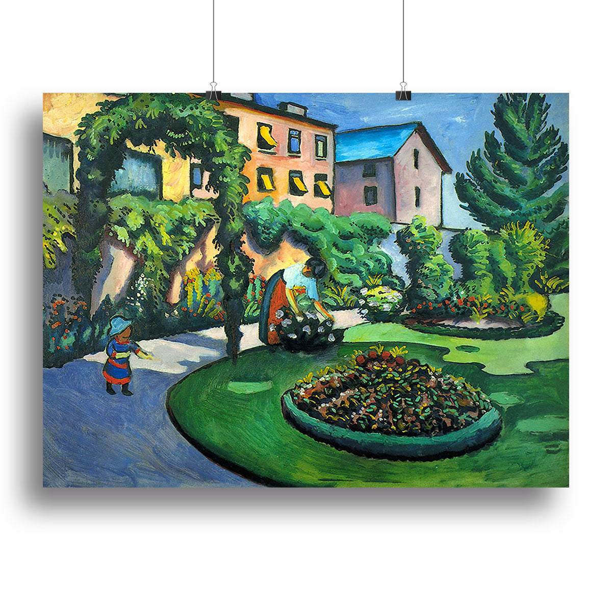 Garden image by Macke Poster - Unframed