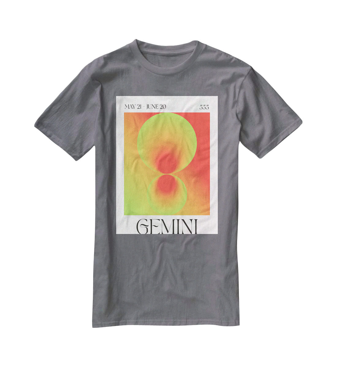 Gemini Celestial Harmony Print T-Shirt - Canvas Art Rocks - 3