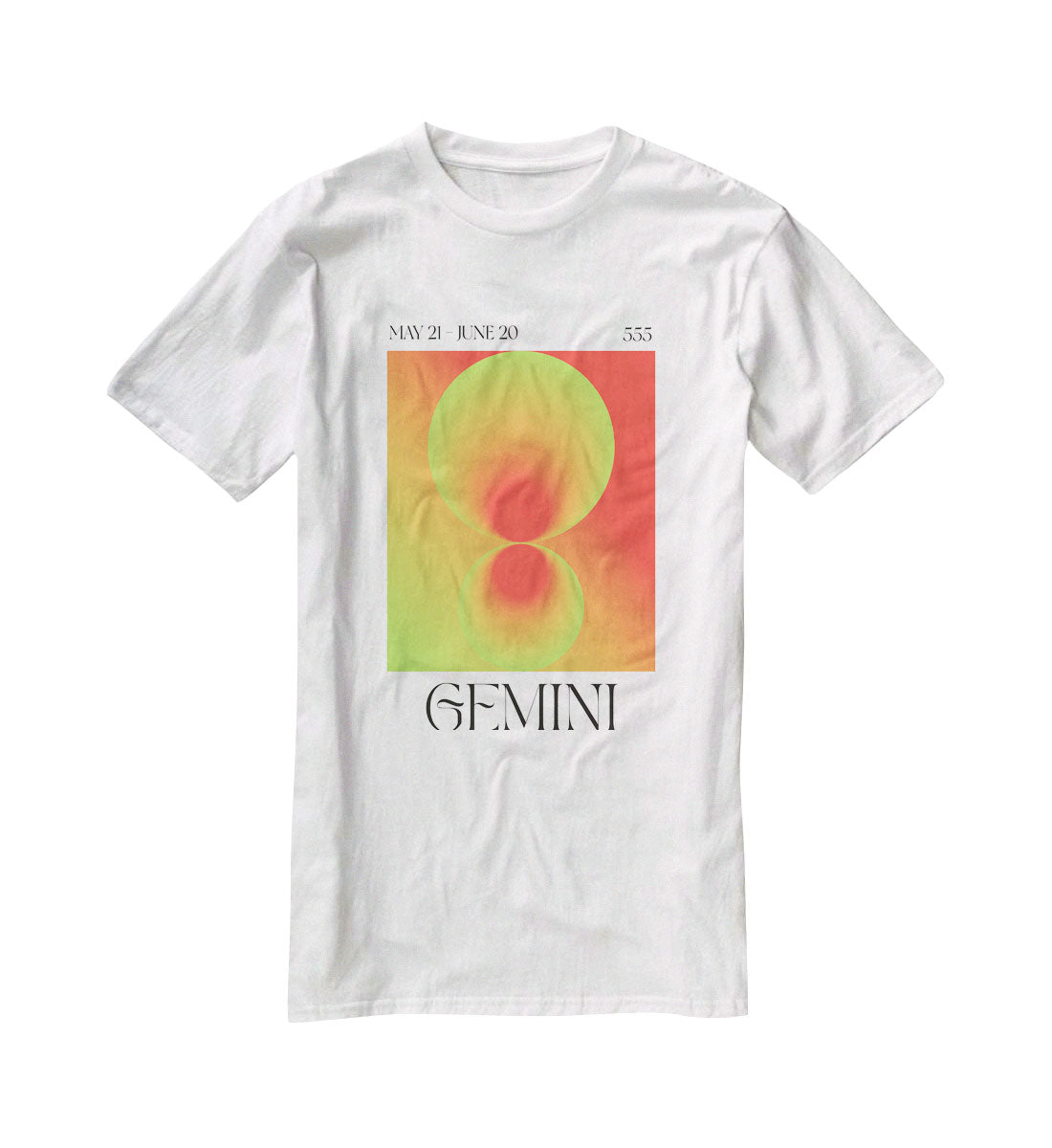 Gemini Celestial Harmony Print T-Shirt - Canvas Art Rocks - 5