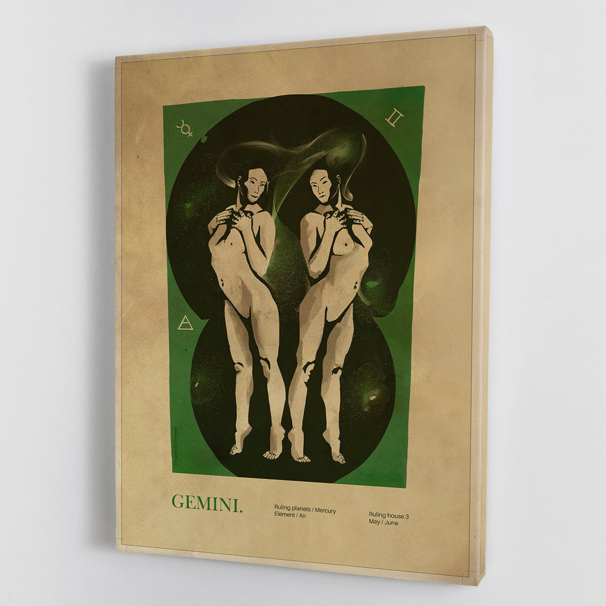 Gemini Celestial Insight Print Canvas Print or Poster - Canvas Art Rocks - 1