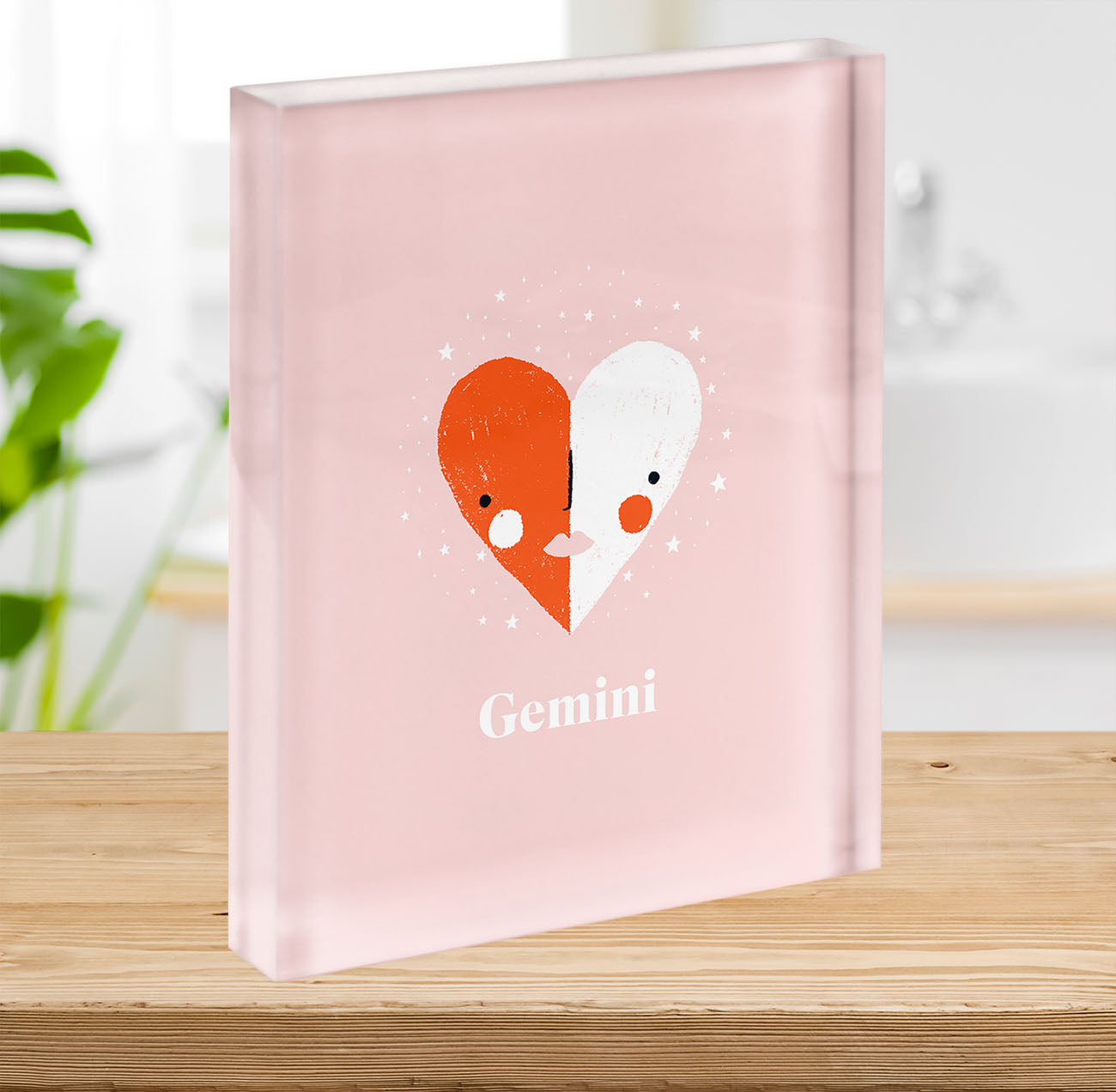 Gemini Motivation Print Acrylic Block - Canvas Art Rocks - 2