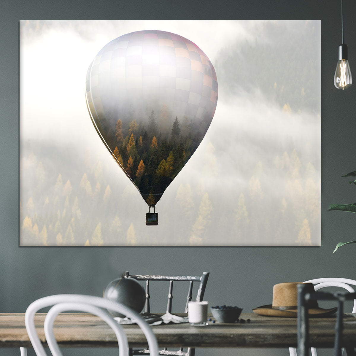 Get lost in the world Canvas Print or Poster - 1x - 3