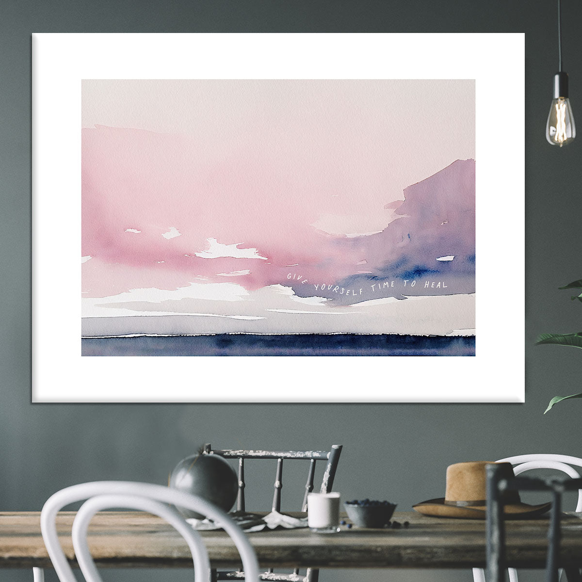 Give Yourself Time To Heal Canvas Print or Poster - Canvas Art Rocks - 3