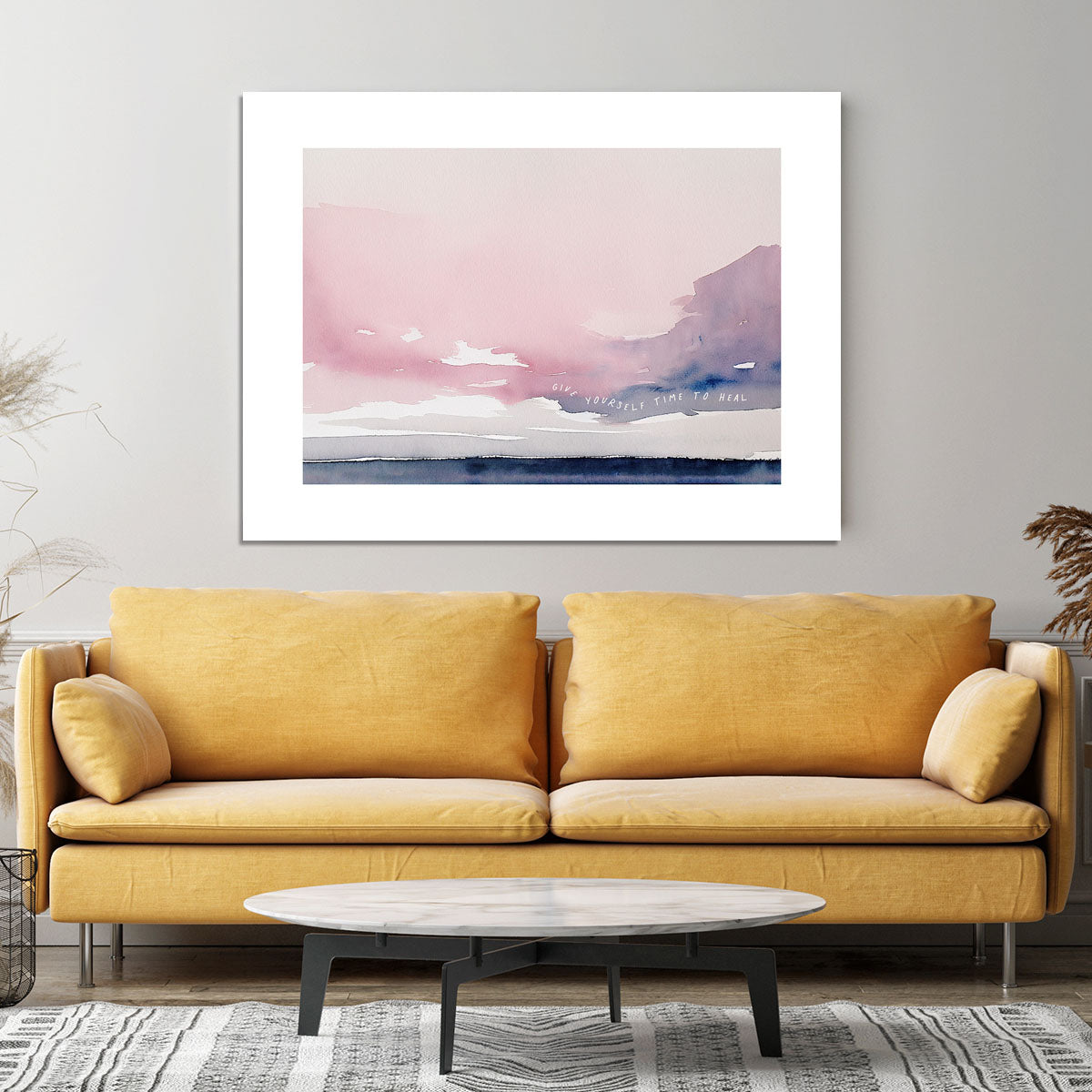 Give Yourself Time To Heal Canvas Print or Poster - Canvas Art Rocks - 4