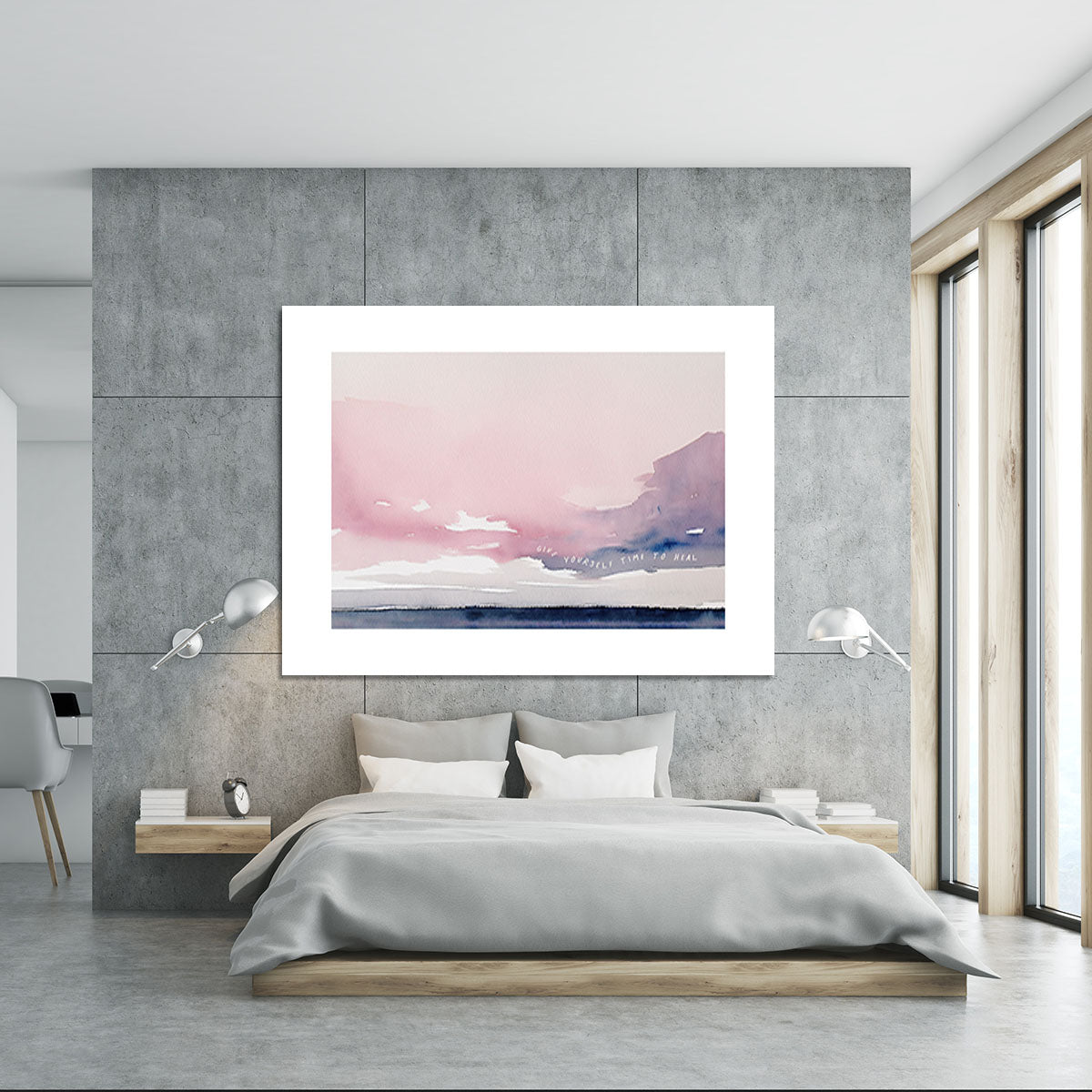 Give Yourself Time To Heal Canvas Print or Poster - Canvas Art Rocks - 5