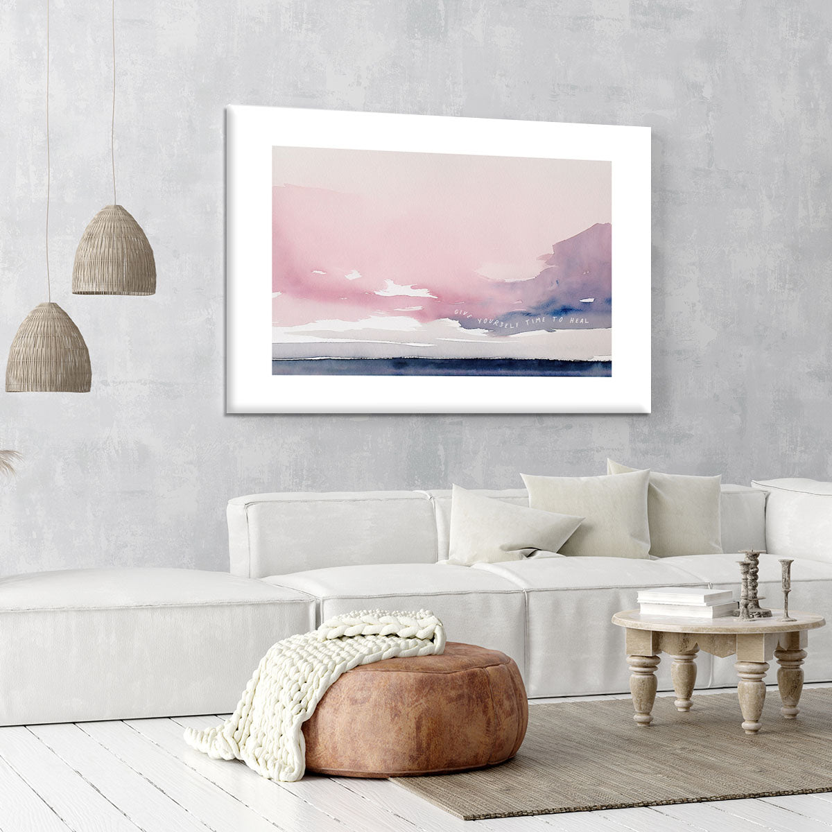 Give Yourself Time To Heal Canvas Print or Poster - Canvas Art Rocks - 6