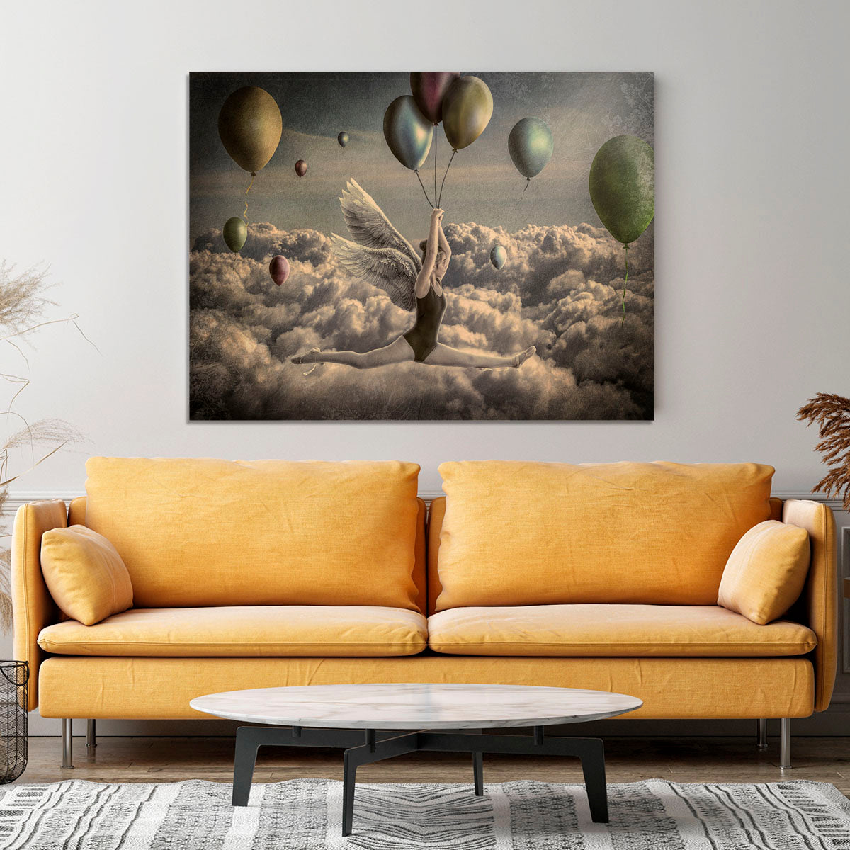 Go with the flow Canvas Print or Poster - 1x - 4