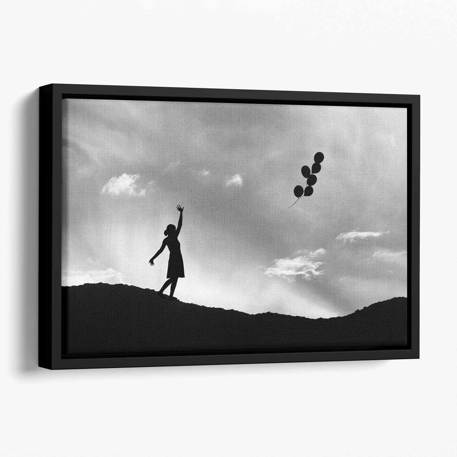 Gone with the Wind Floating Framed Canvas - 1x - 1