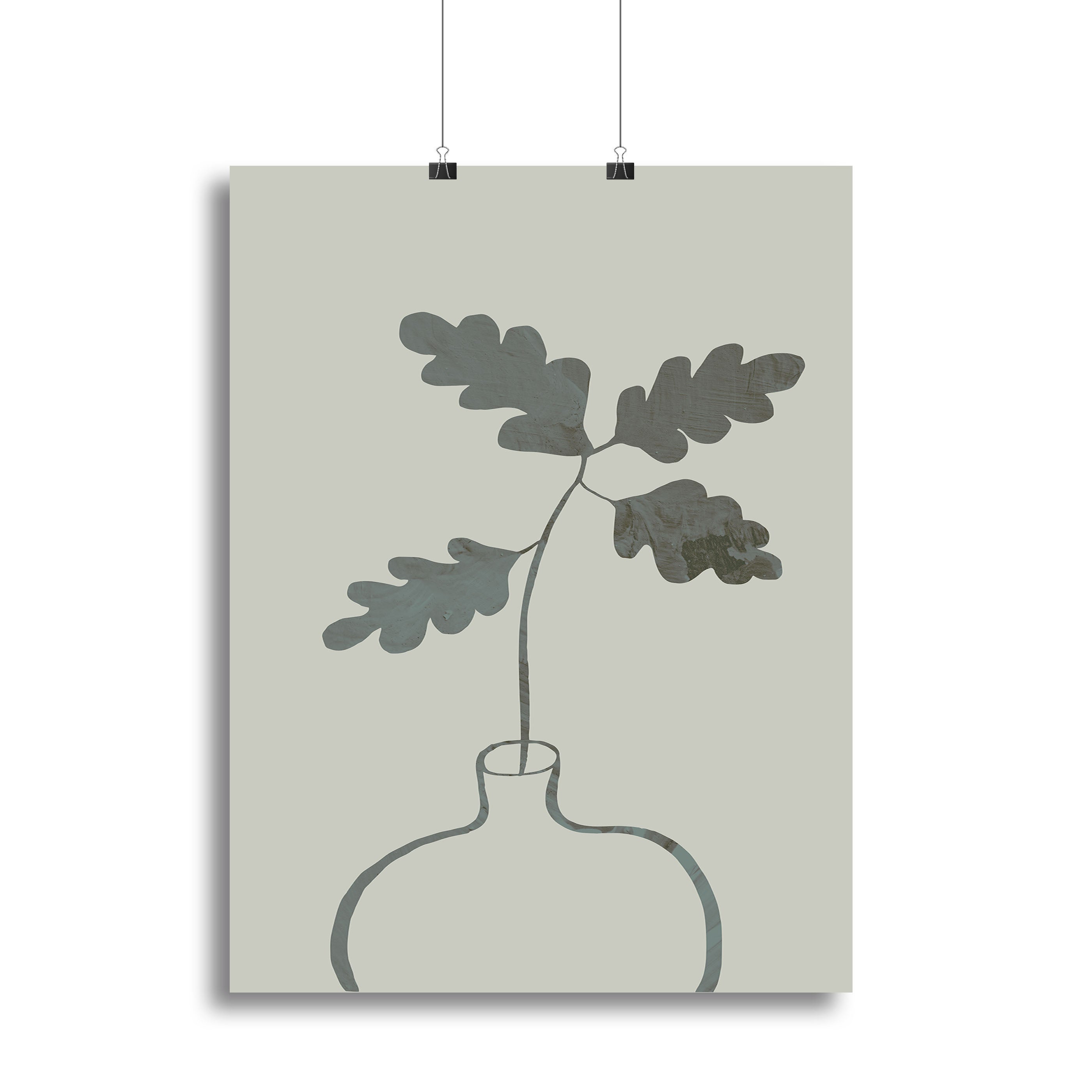 Green Oak Plant Canvas Print or Poster - 1x - 2