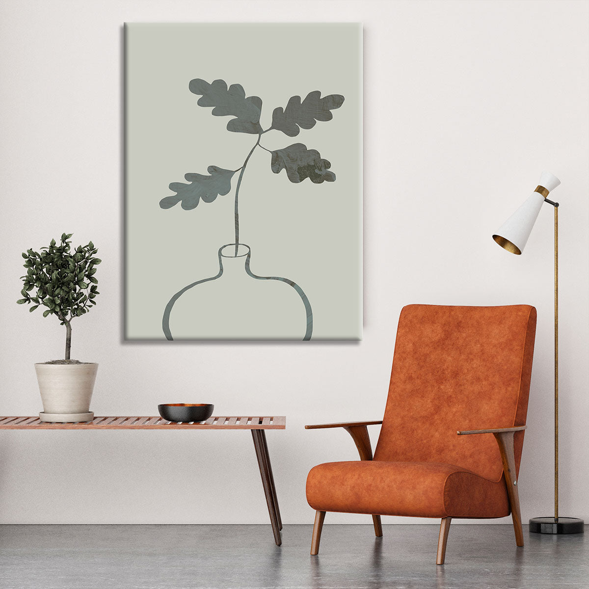 Green Oak Plant Canvas Print or Poster - 1x - 6