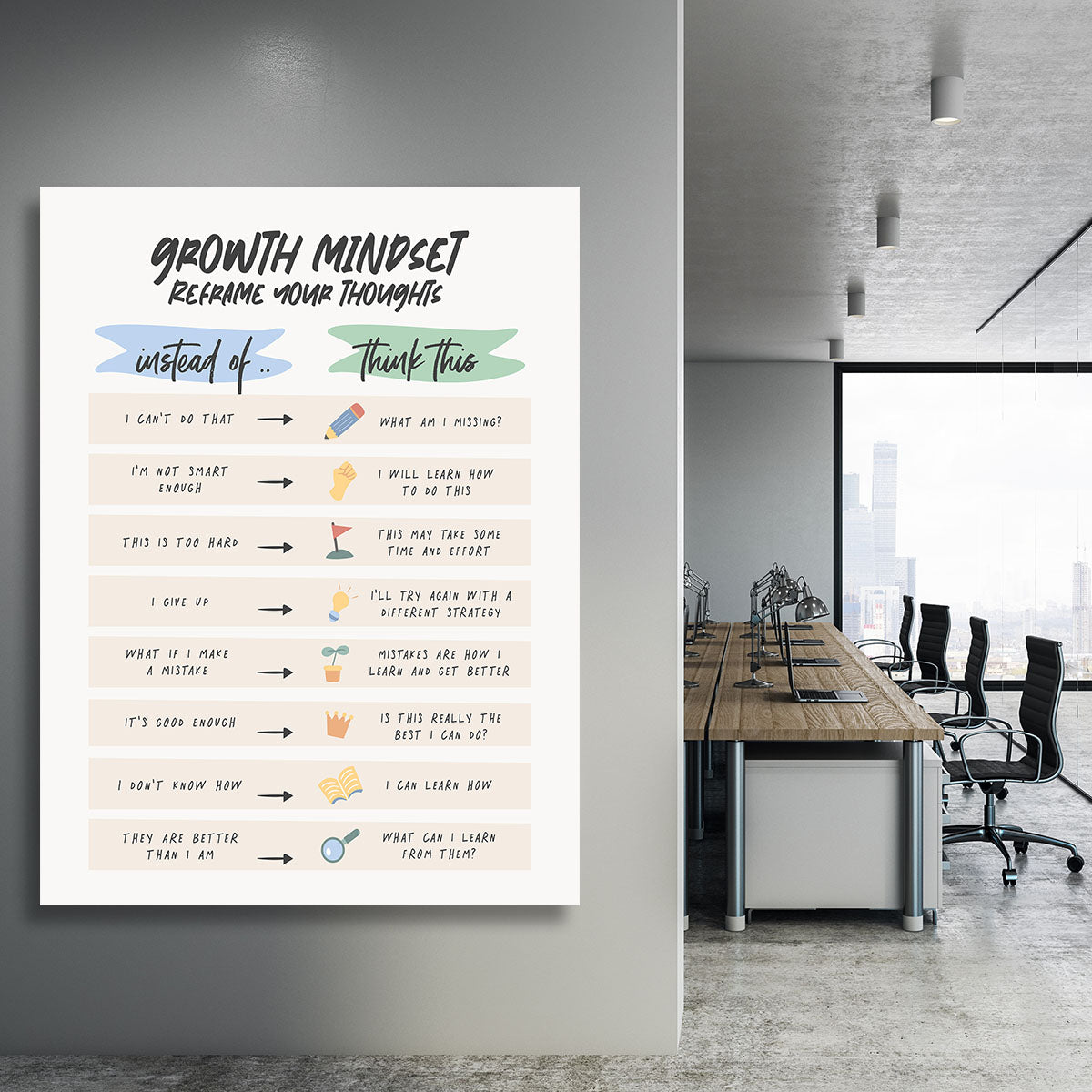 Growth Instead Of Canvas Print or Poster - Canvas Art Rocks - 3