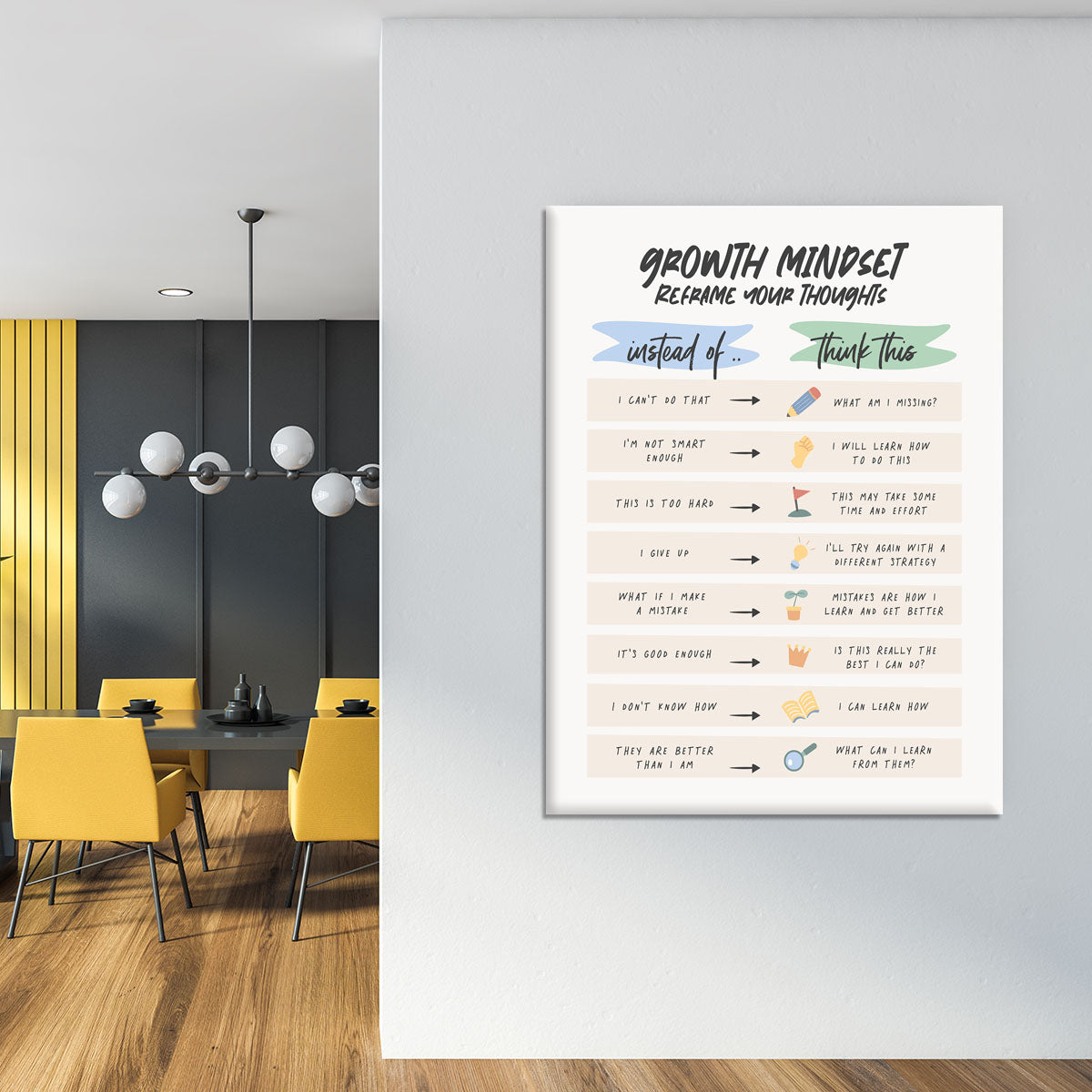 Growth Instead Of Canvas Print or Poster - Canvas Art Rocks - 4