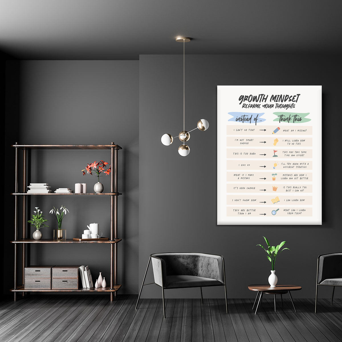 Growth Instead Of Canvas Print or Poster - Canvas Art Rocks - 5