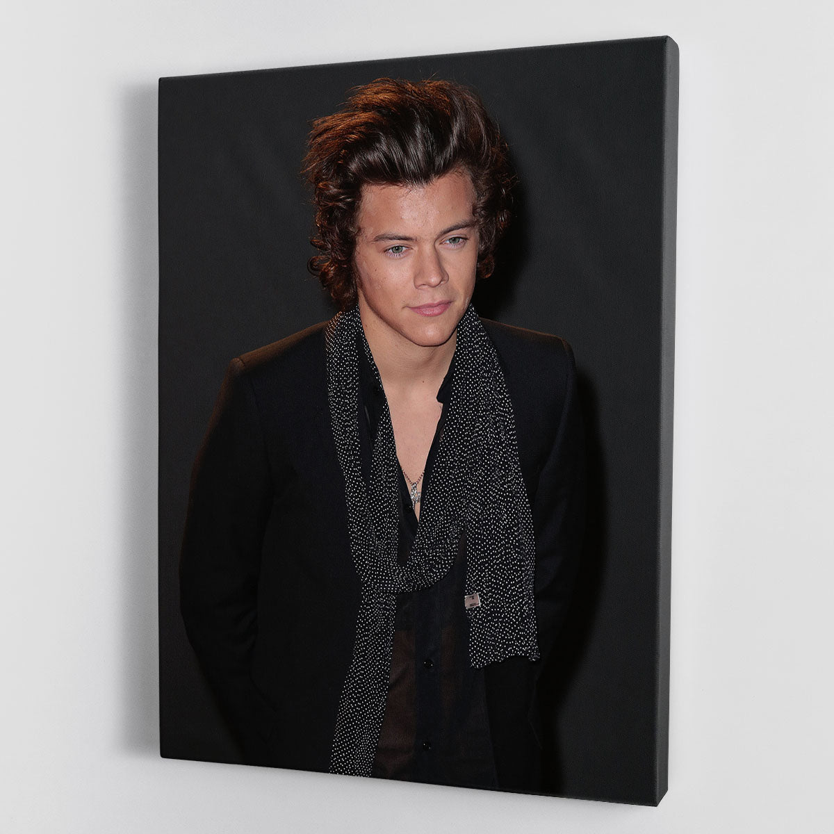 Harry Styles at the British Fashion Awards Canvas Print or Poster - Canvas Art Rocks - 1