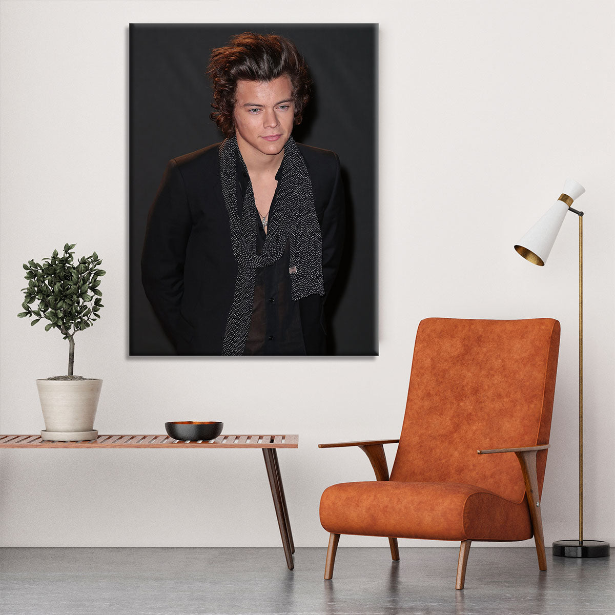 Harry Styles at the British Fashion Awards Canvas Print or Poster - Canvas Art Rocks - 6