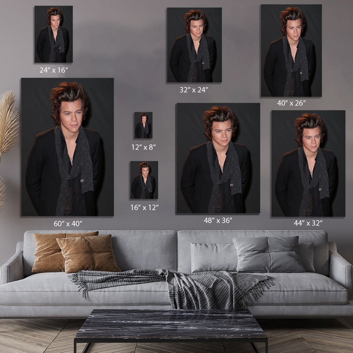 Harry Styles at the British Fashion Awards Canvas Print or Poster - Canvas Art Rocks - 7