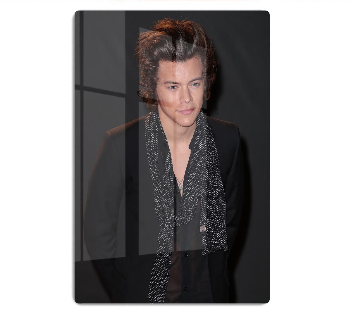 Harry Styles at the British Fashion Awards Acrylic Block - Canvas Art Rocks - 1