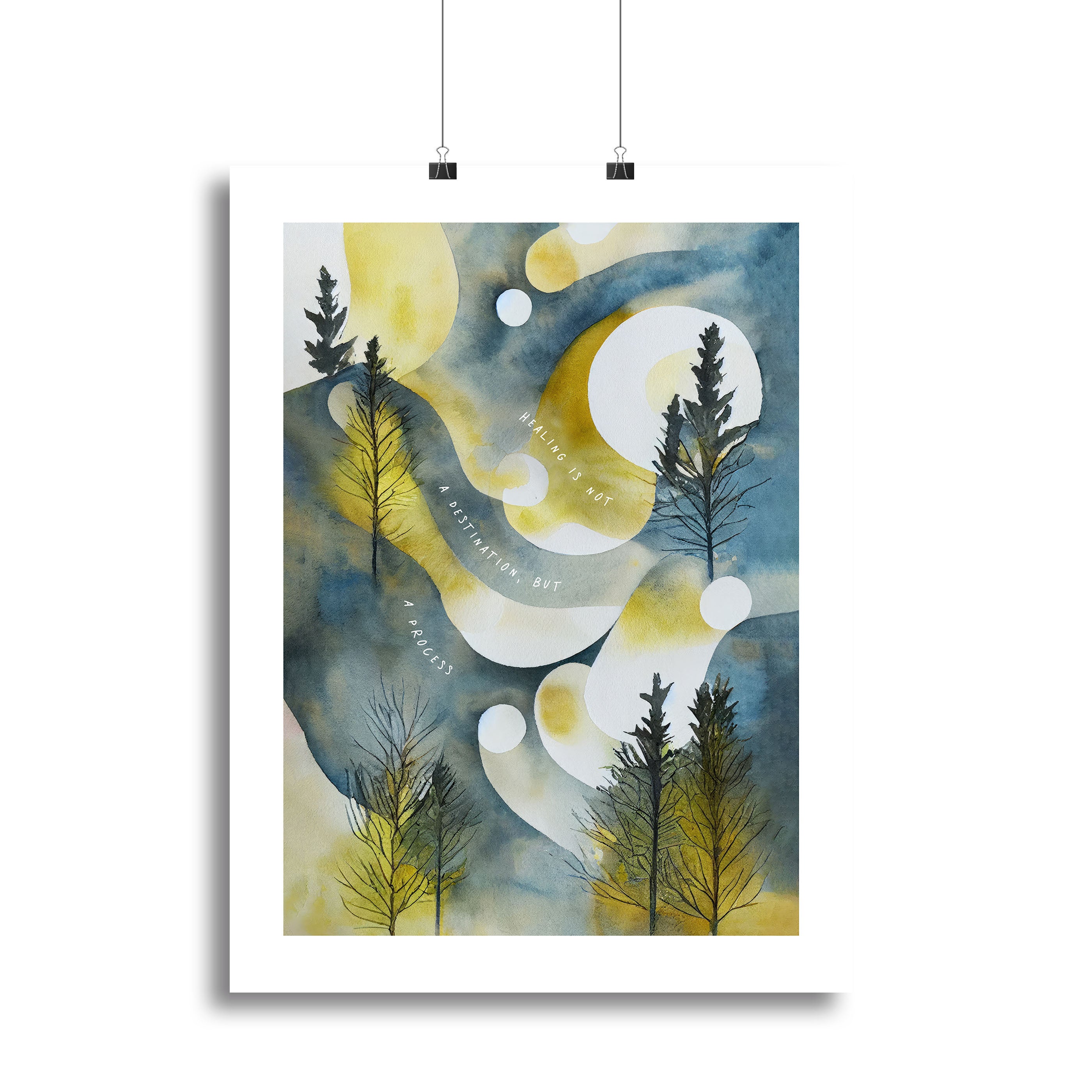 Healing Is A Process Canvas Print or Poster - Canvas Art Rocks - 2