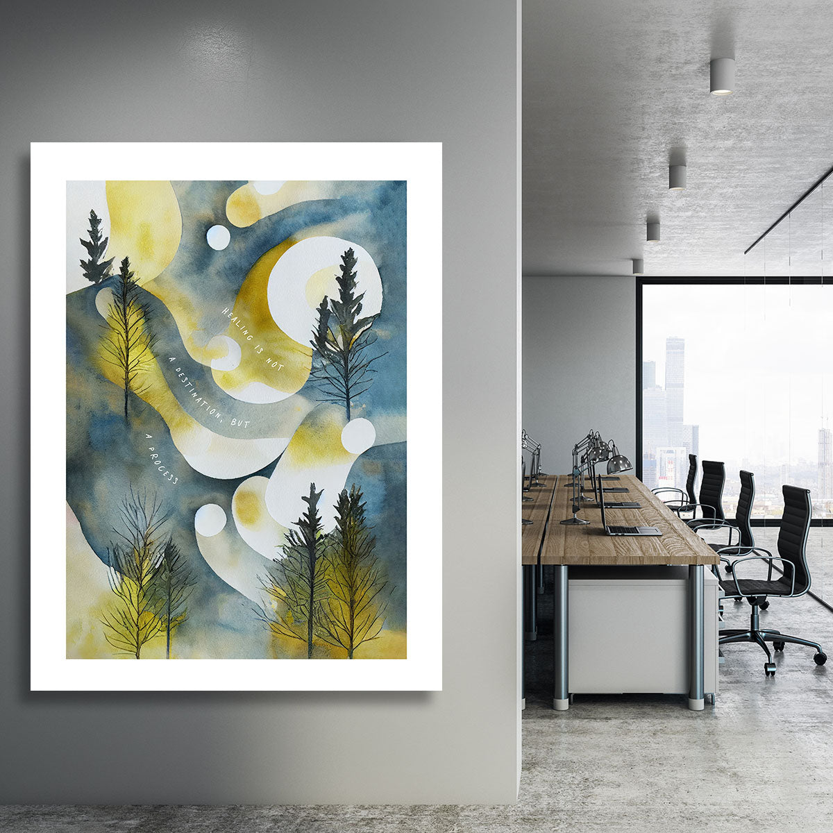 Healing Is A Process Canvas Print or Poster - Canvas Art Rocks - 3