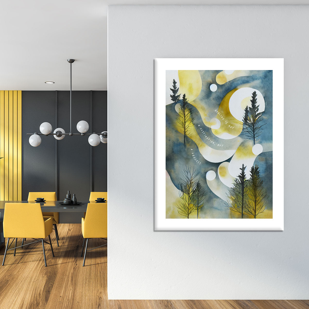 Healing Is A Process Canvas Print or Poster - Canvas Art Rocks - 4