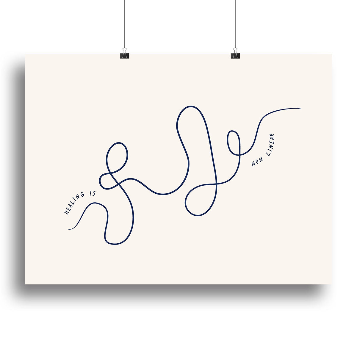 Healing Is Nonlinear Canvas Print or Poster - Canvas Art Rocks - 2