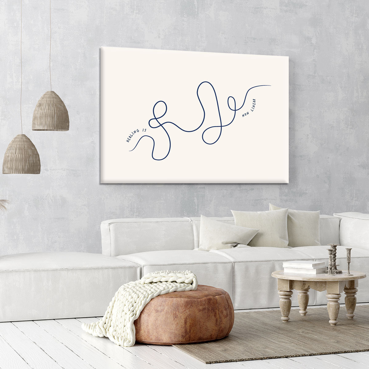 Healing Is Nonlinear Canvas Print or Poster - Canvas Art Rocks - 6