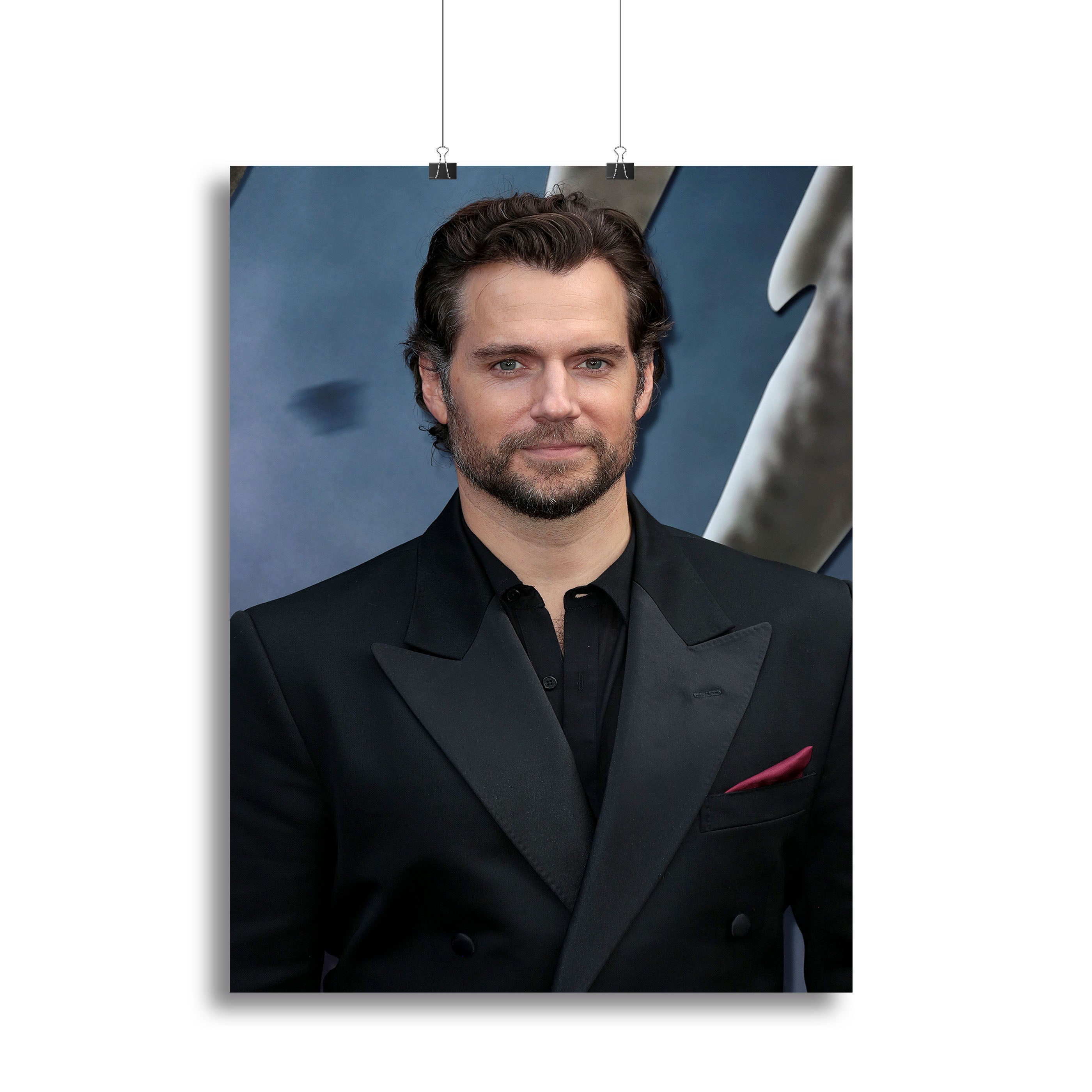 Henry Cavill at a premiere Canvas Print or Poster - Canvas Art Rocks - 2