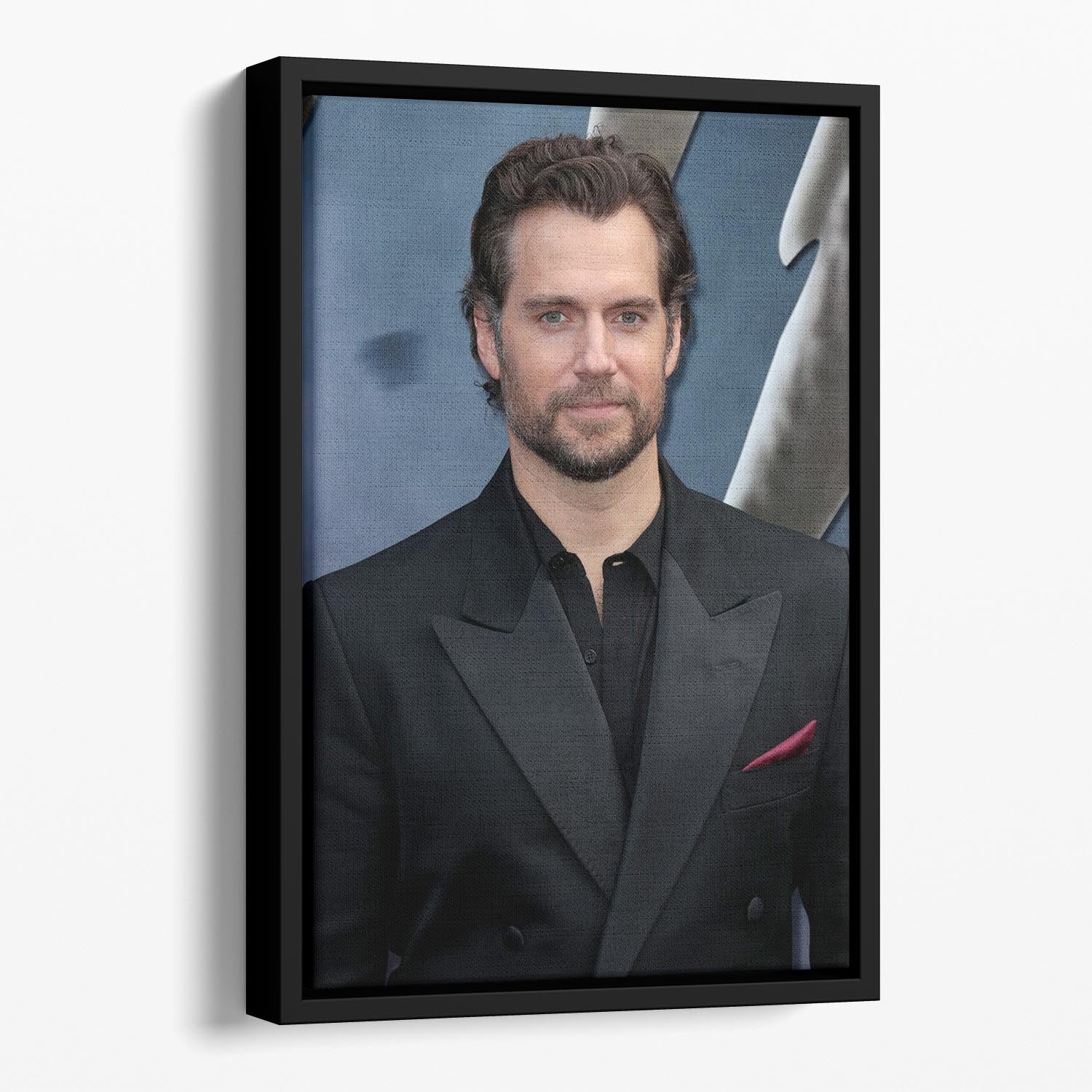 Henry Cavill at a premiere Floating Framed Canvas - Canvas Art Rocks - 1