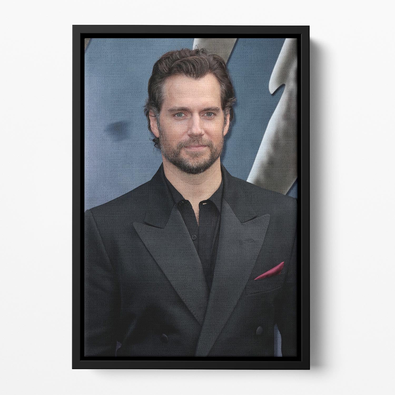 Henry Cavill at a premiere Floating Framed Canvas - Canvas Art Rocks - 2