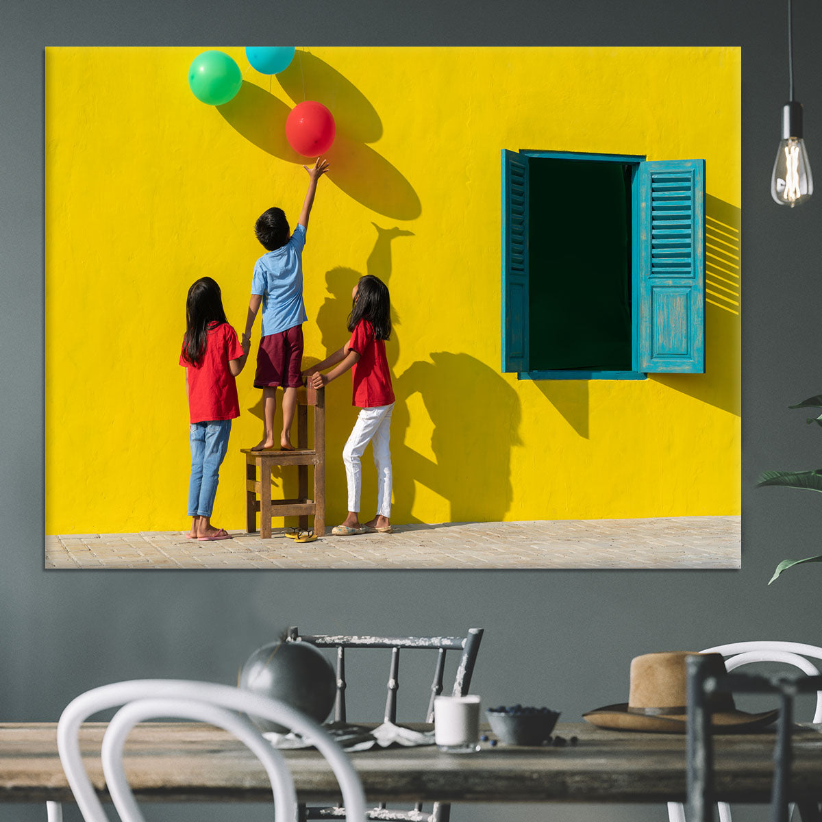 I want those balloons Canvas Print or Poster - 1x - 3