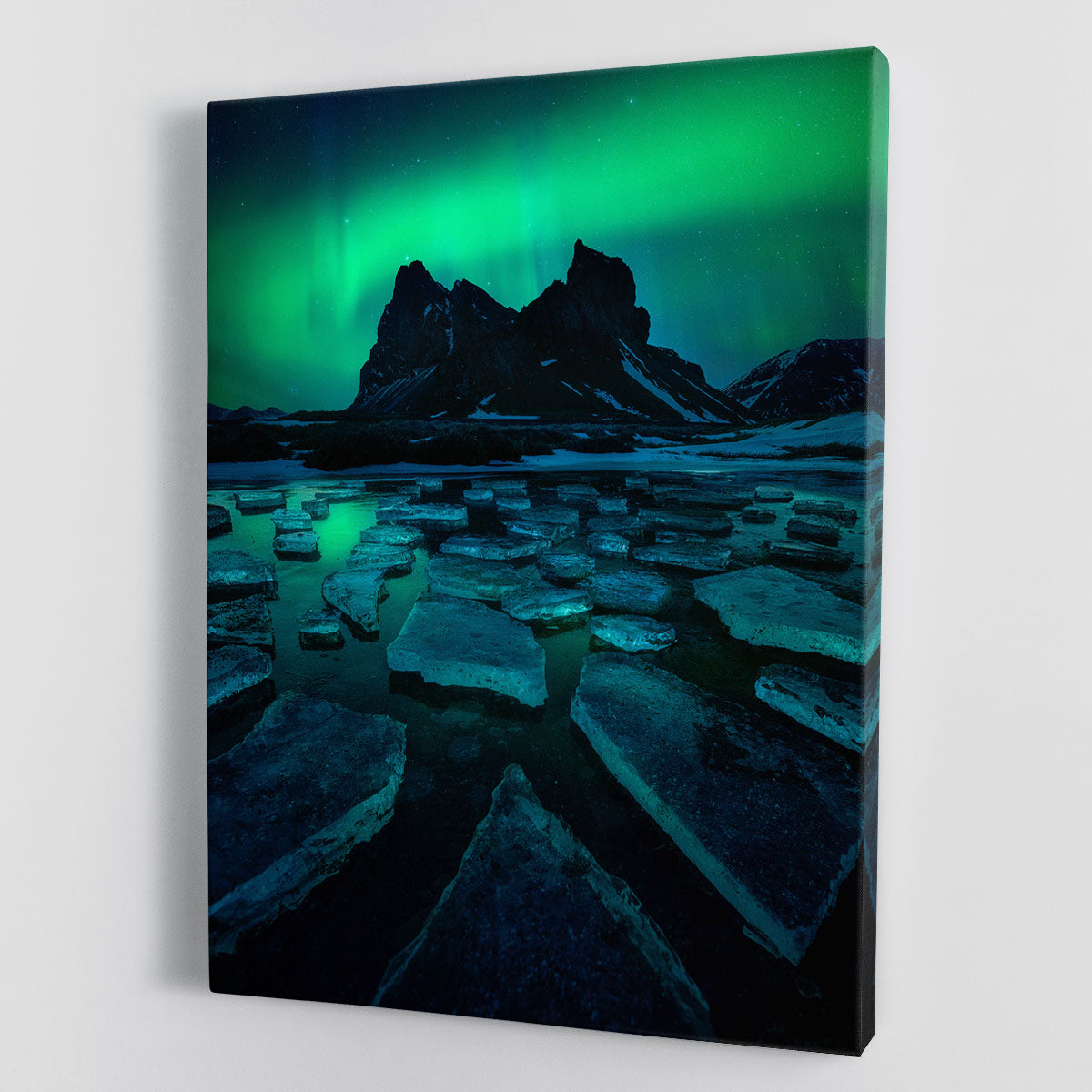 Icy Eystrahorn Canvas Print or Poster - Canvas Art Rocks - 1