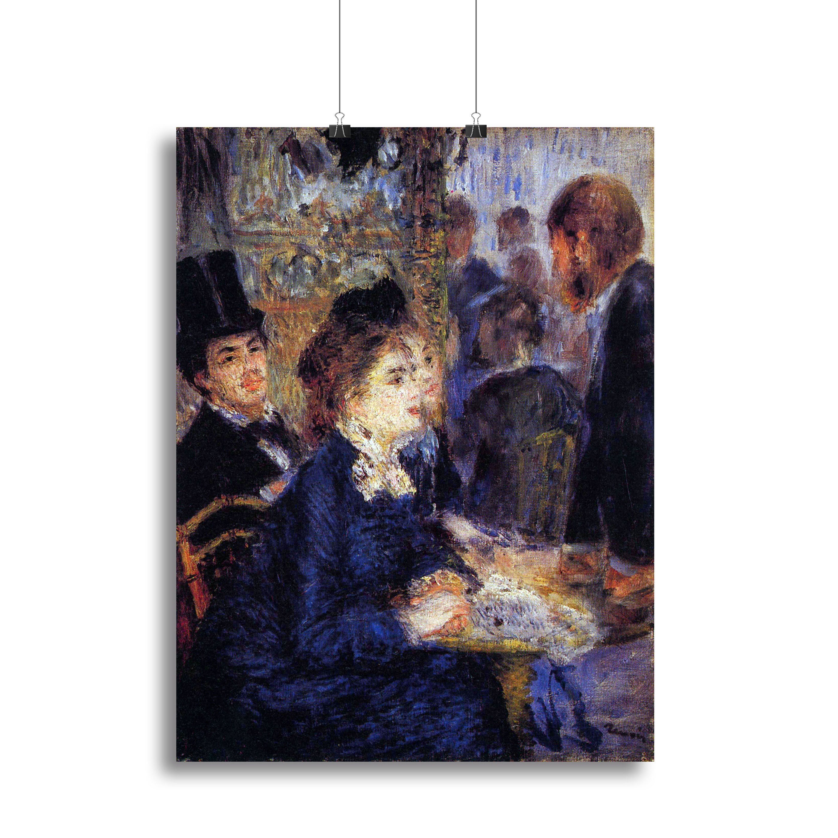 In the Cafe by Renoir Poster - Unframed