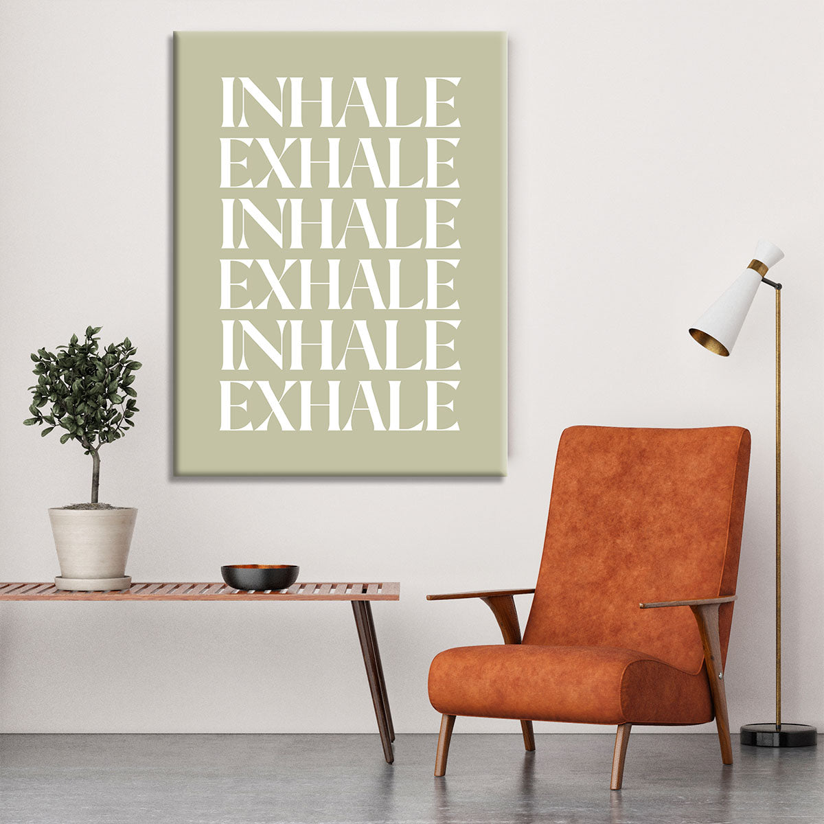Inhale Exhale No1 Canvas Print or Poster - Canvas Art Rocks - 6