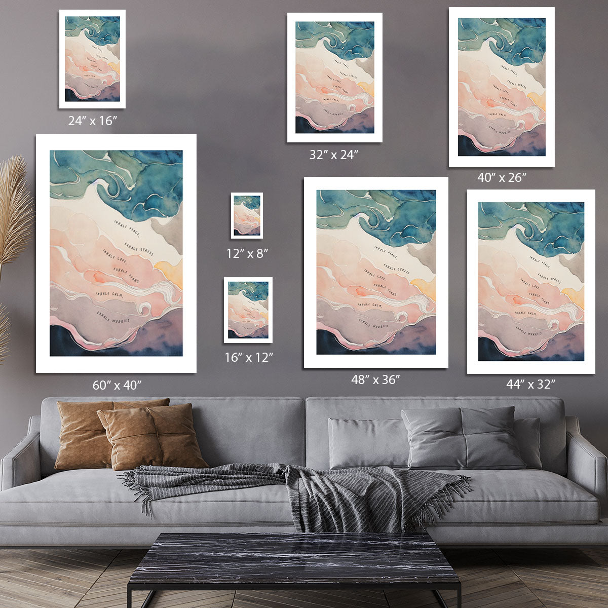 Inhale Sequence Canvas Print or Poster - Canvas Art Rocks - 7