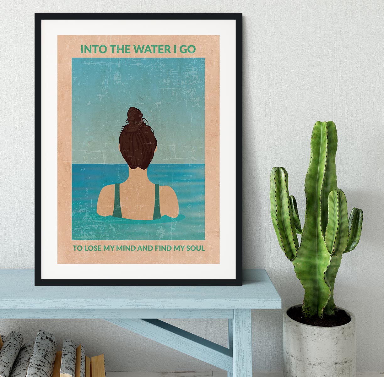 Into the Water Standard Wall Art Framed Print - 1x - 1