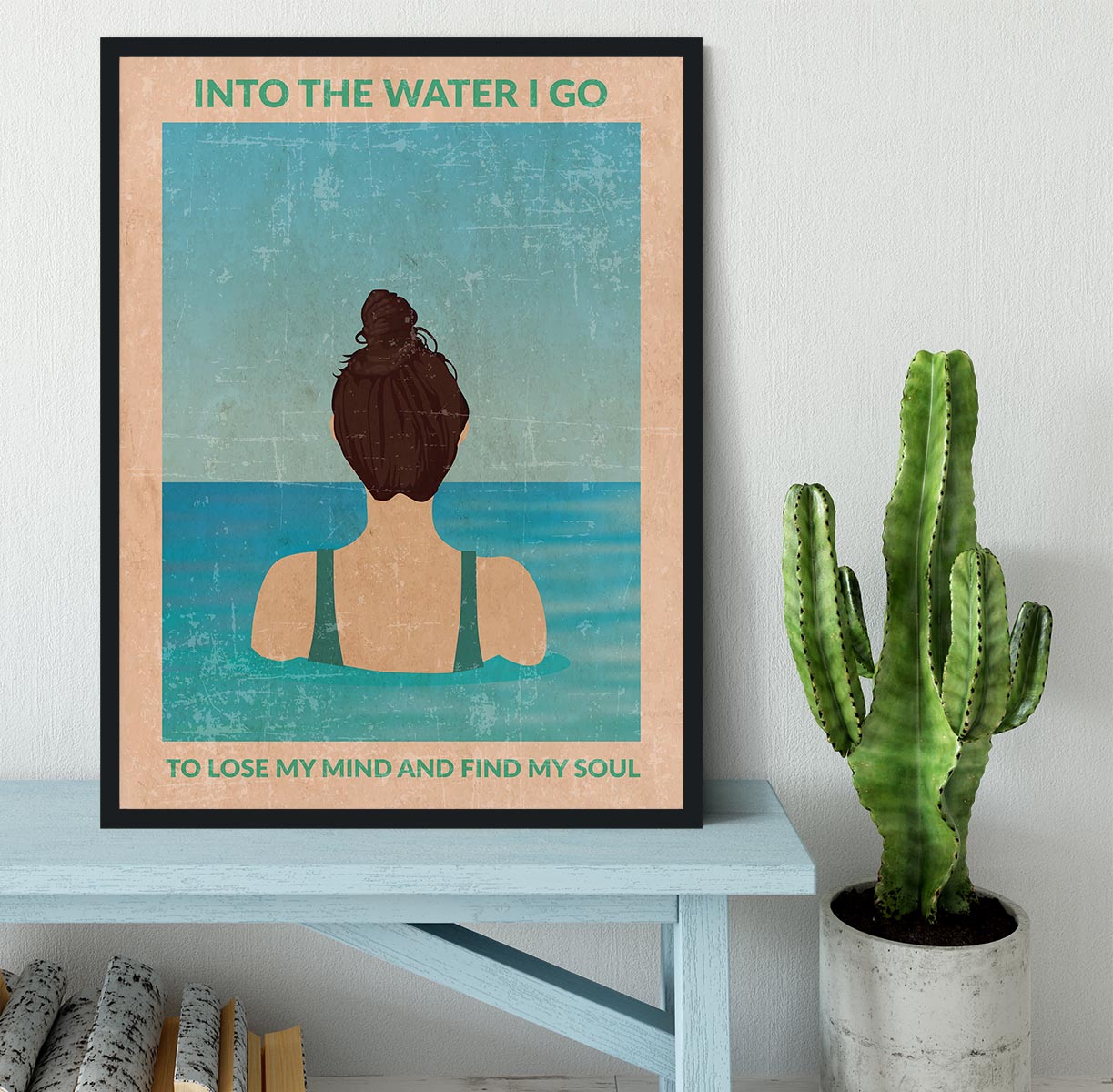 Into the Water Standard Wall Art Framed Print - 1x - 2