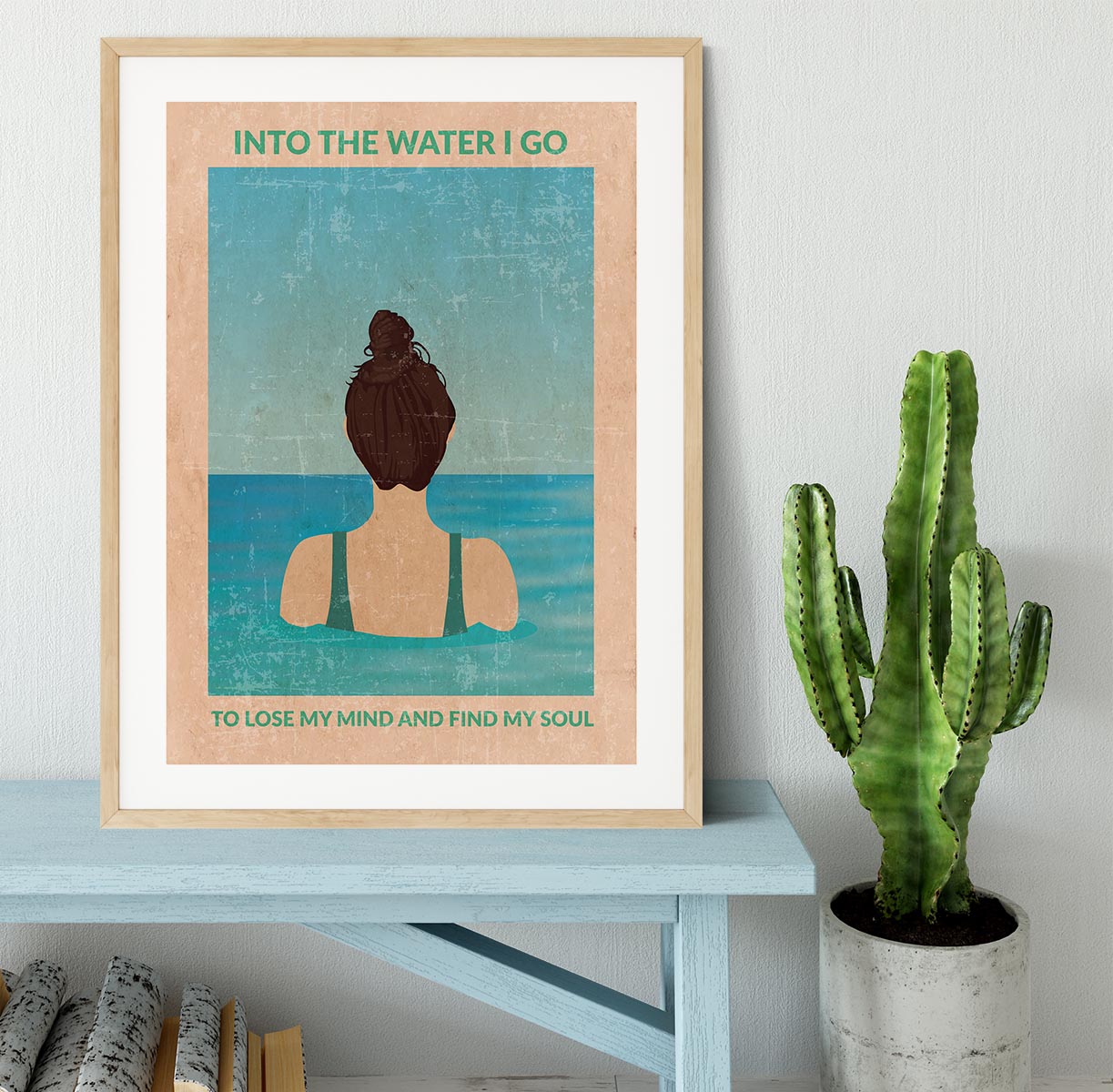 Into the Water Standard Wall Art Framed Print - 1x - 3