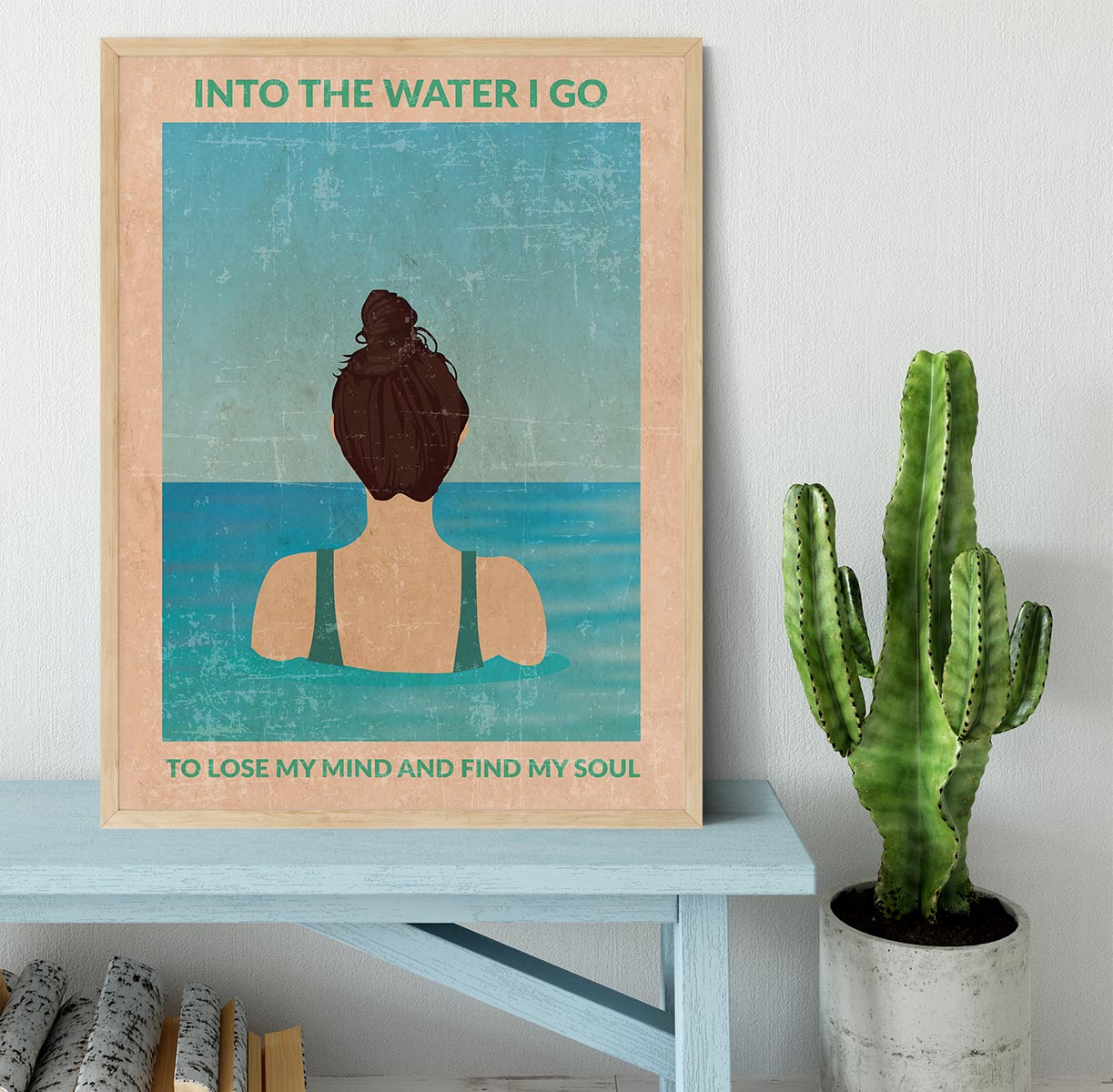 Into the Water Standard Wall Art Framed Print - 1x - 4