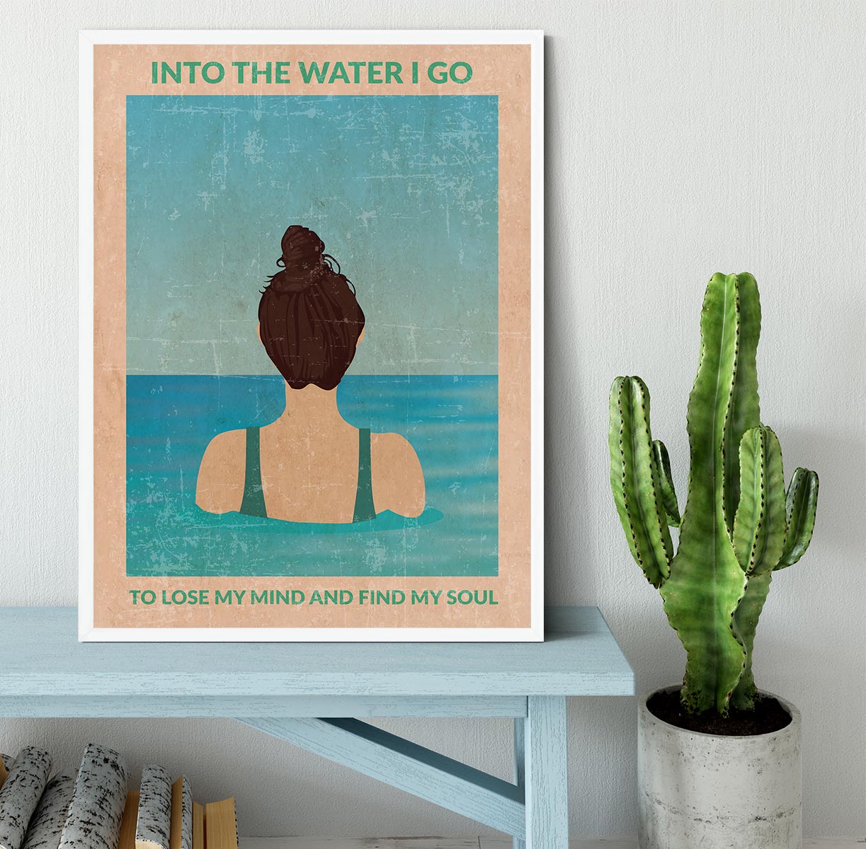 Into the Water Standard Wall Art Framed Print - 1x -6
