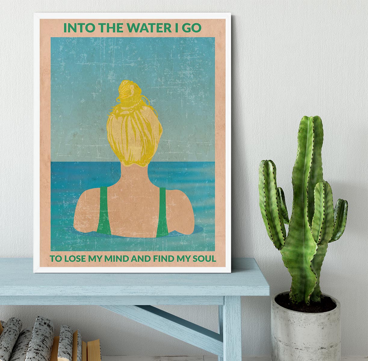 Into the Water blonde Framed Print - 1x -6