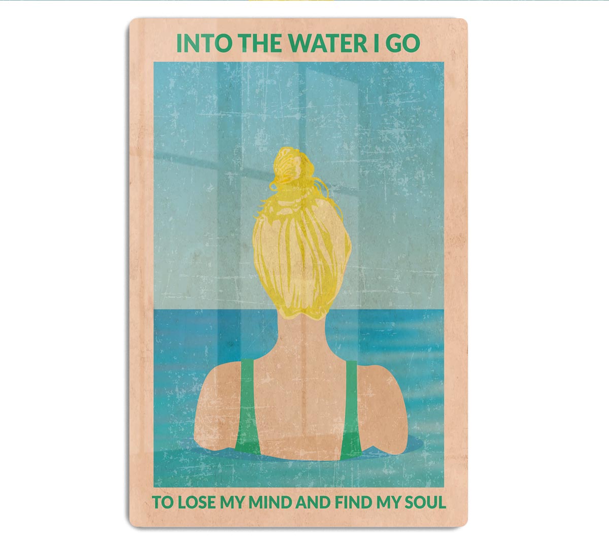 Into the Water blonde Acrylic Block - 1x - 1