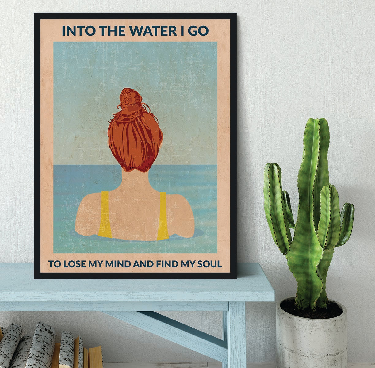 Into the Water redhead Framed Print - 1x - 2