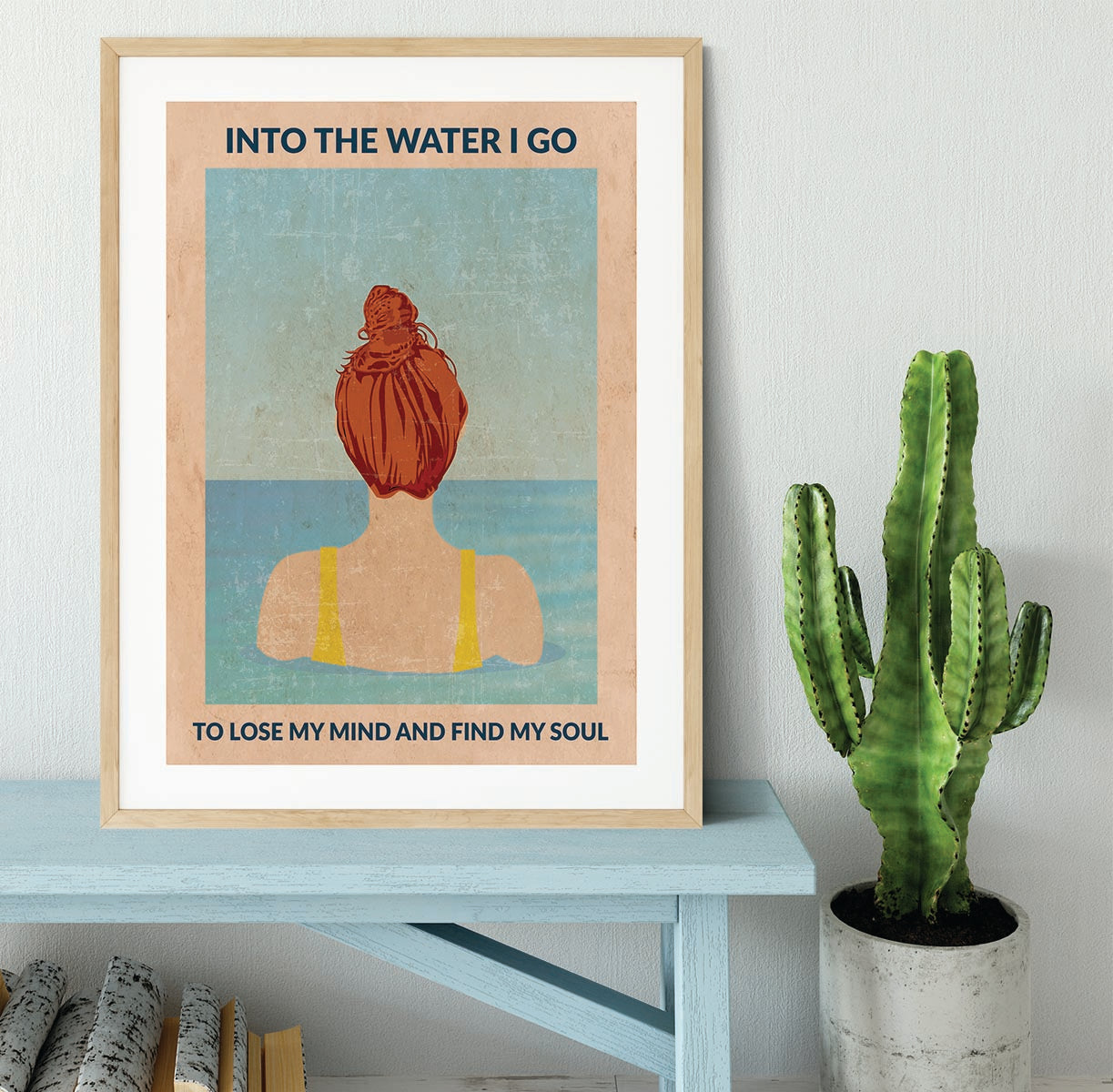 Into the Water redhead Framed Print - 1x - 3