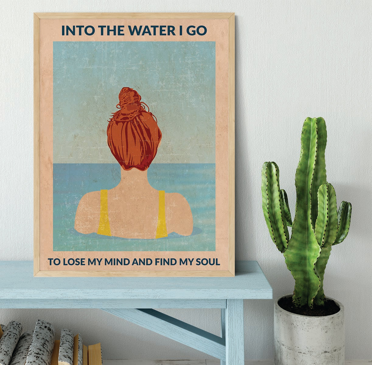 Into the Water redhead Framed Print - 1x - 4