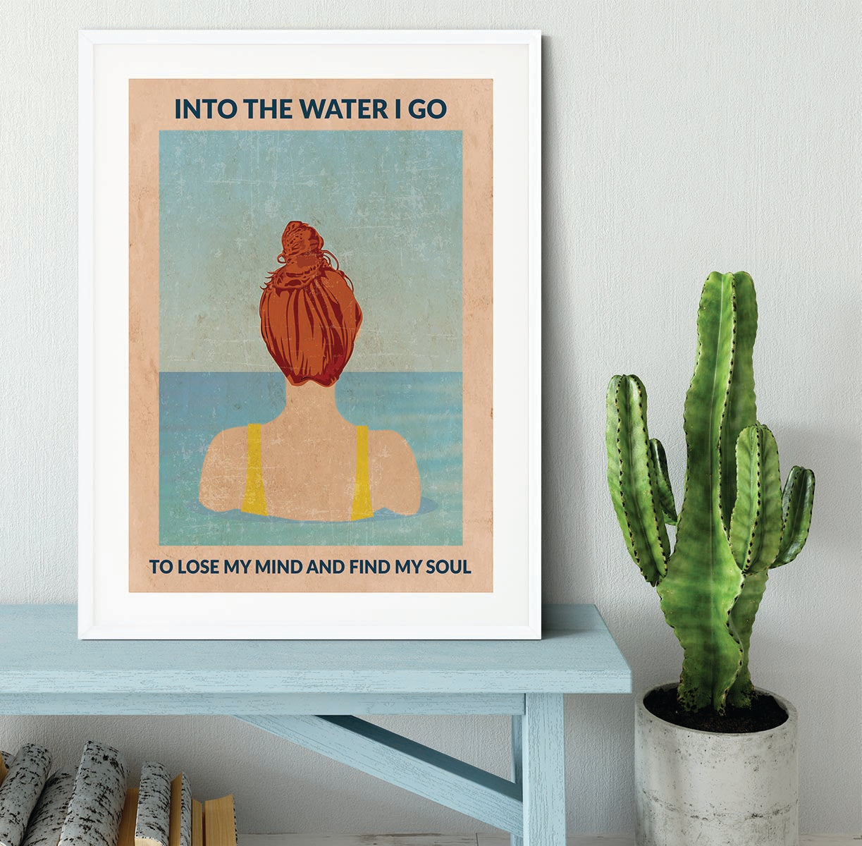 Into the Water redhead Framed Print - 1x - 5