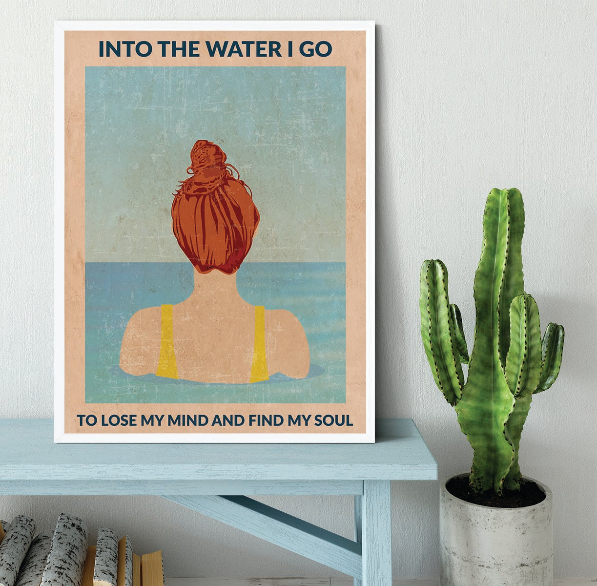 Into the Water redhead Framed Print - 1x -6
