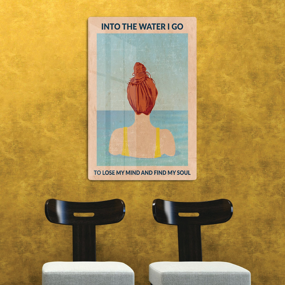 Into the Water redhead Acrylic Block - 1x - 2